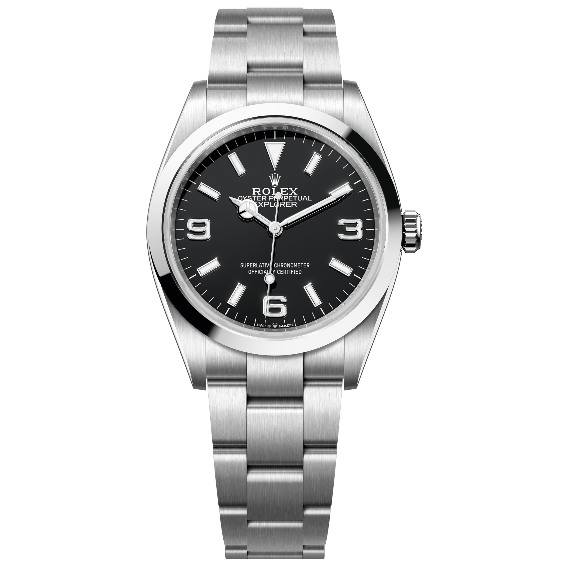 Rolex Explorer Black Steel 36mm