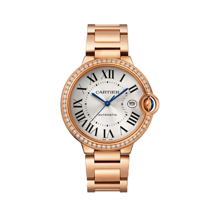 Cartier Ballon Bleu Large Silver Rose Gold 40mm