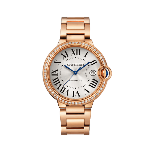 Cartier Ballon Bleu Large Silver Rose Gold 40mm