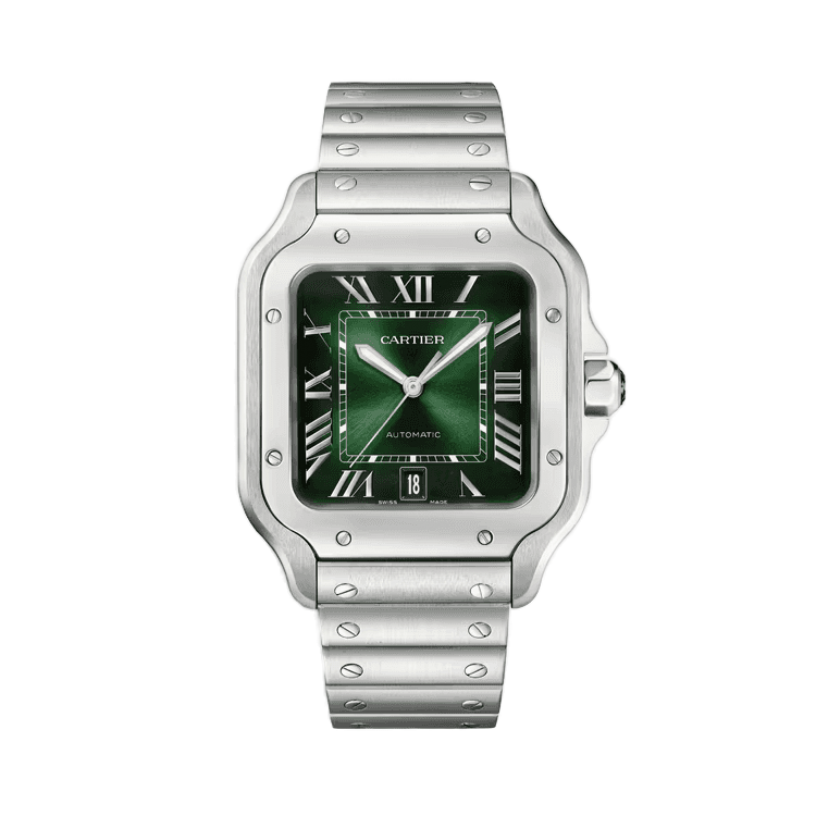 Cartier Santos de Cartier Large Green Steel 39.8mm