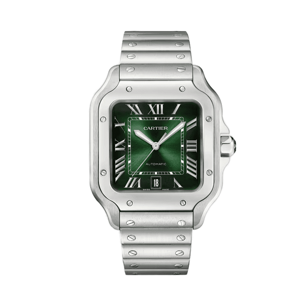 Cartier Santos de Cartier Large Green Steel 39.8mm