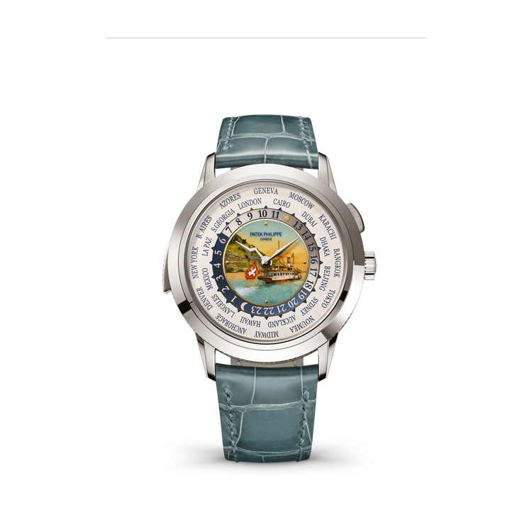 Patek Philippe Grand Complications Brown White Gold Alligator Leather 40.2mm