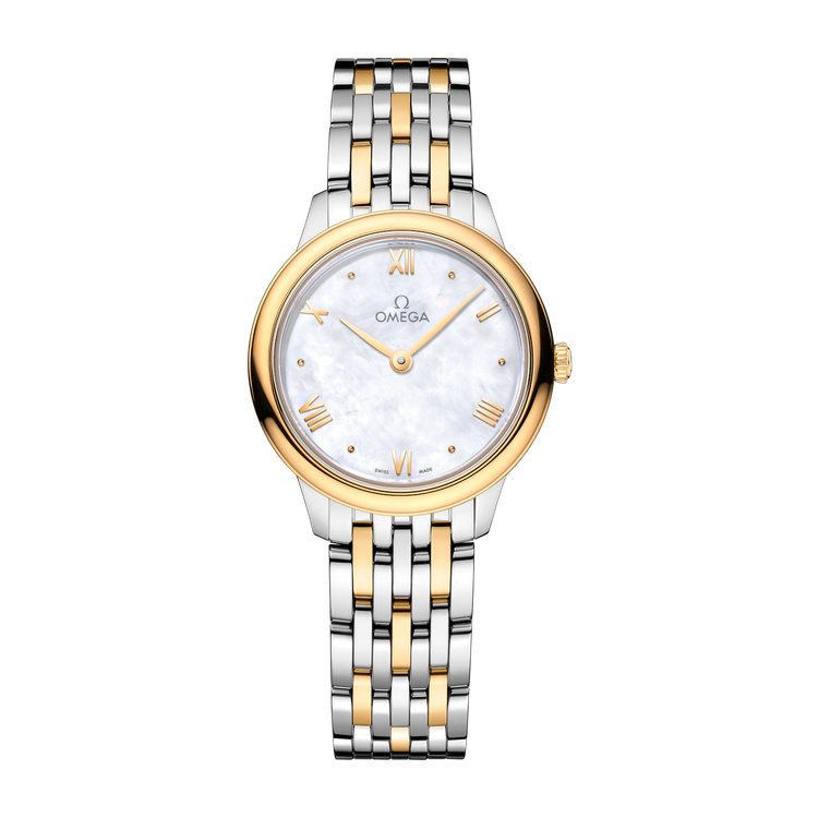 Omega De Ville Prestige White Two-Tone 27.5mm
