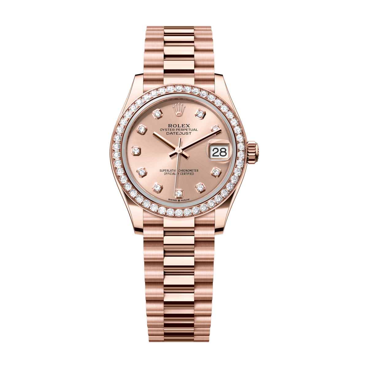 Rolex Datejust 31 Rose Gold 31mm