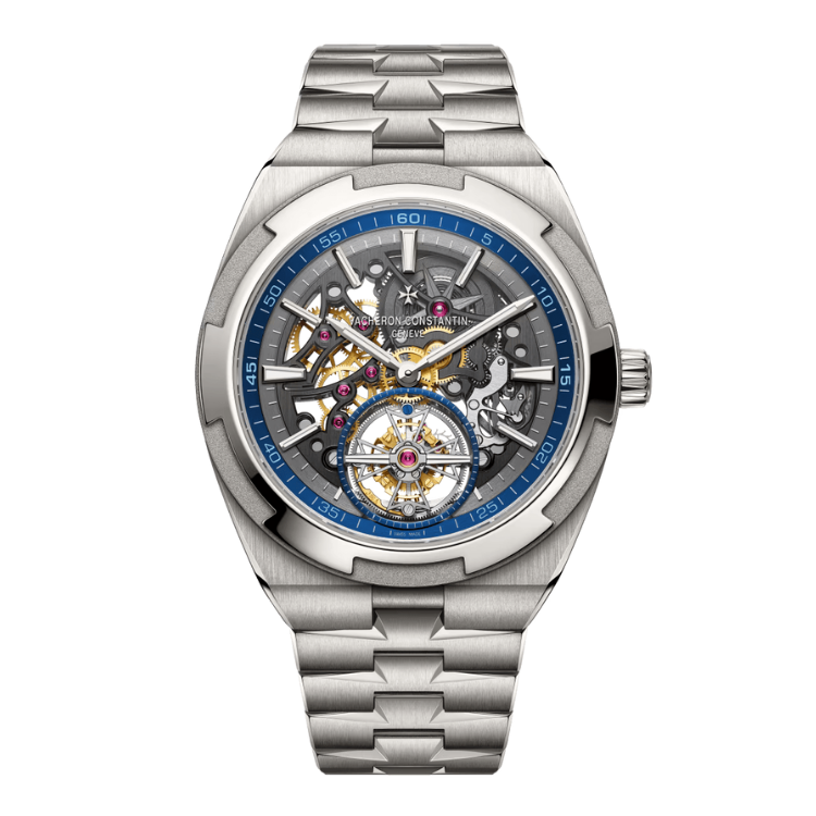 Vacheron Constantin Overseas Tourbillon Skeleton Blue Titanium 42.5mm