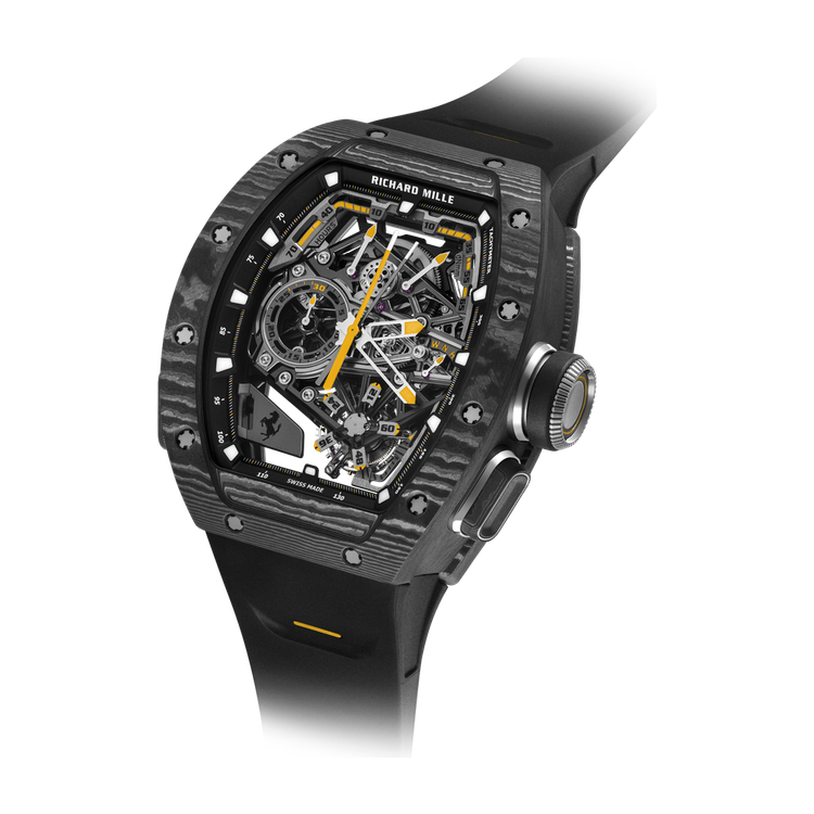 Richard Mille "Ferrari" RM 43-01 Skeleton Carbon Rubber 42.9mm
