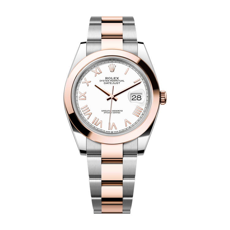Rolex Datejust 41 White Two-Tone 41mm