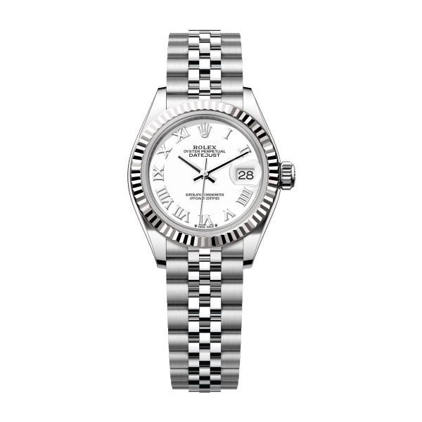 Rolex Lady-Datejust White Steel & White Gold 28mm