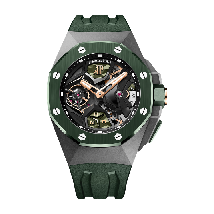 Audemars Piguet Royal Oak Concept Flying Tourbillon GMT Rose Gold Titanium Rubber 44mm