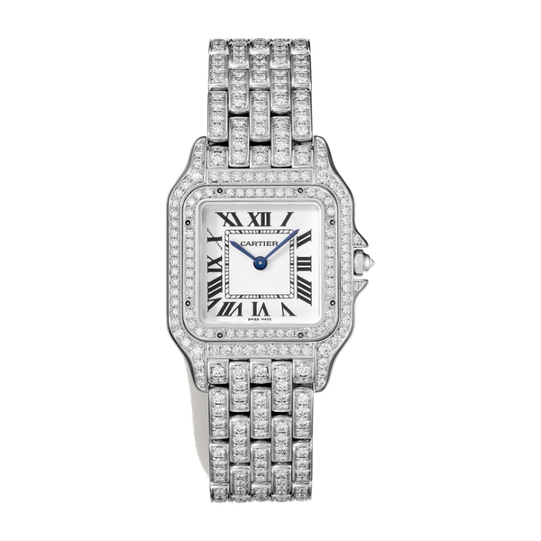 Cartier Panthère de Cartier Medium Diamond Pave White Gold 26.7mm