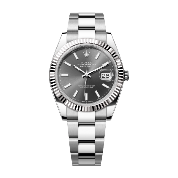 Rolex Datejust 41 Dark Grey Steel & White Gold 41mm