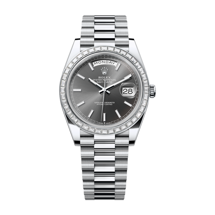 Rolex Day-Date 40 Dark Grey Platinum 40mm