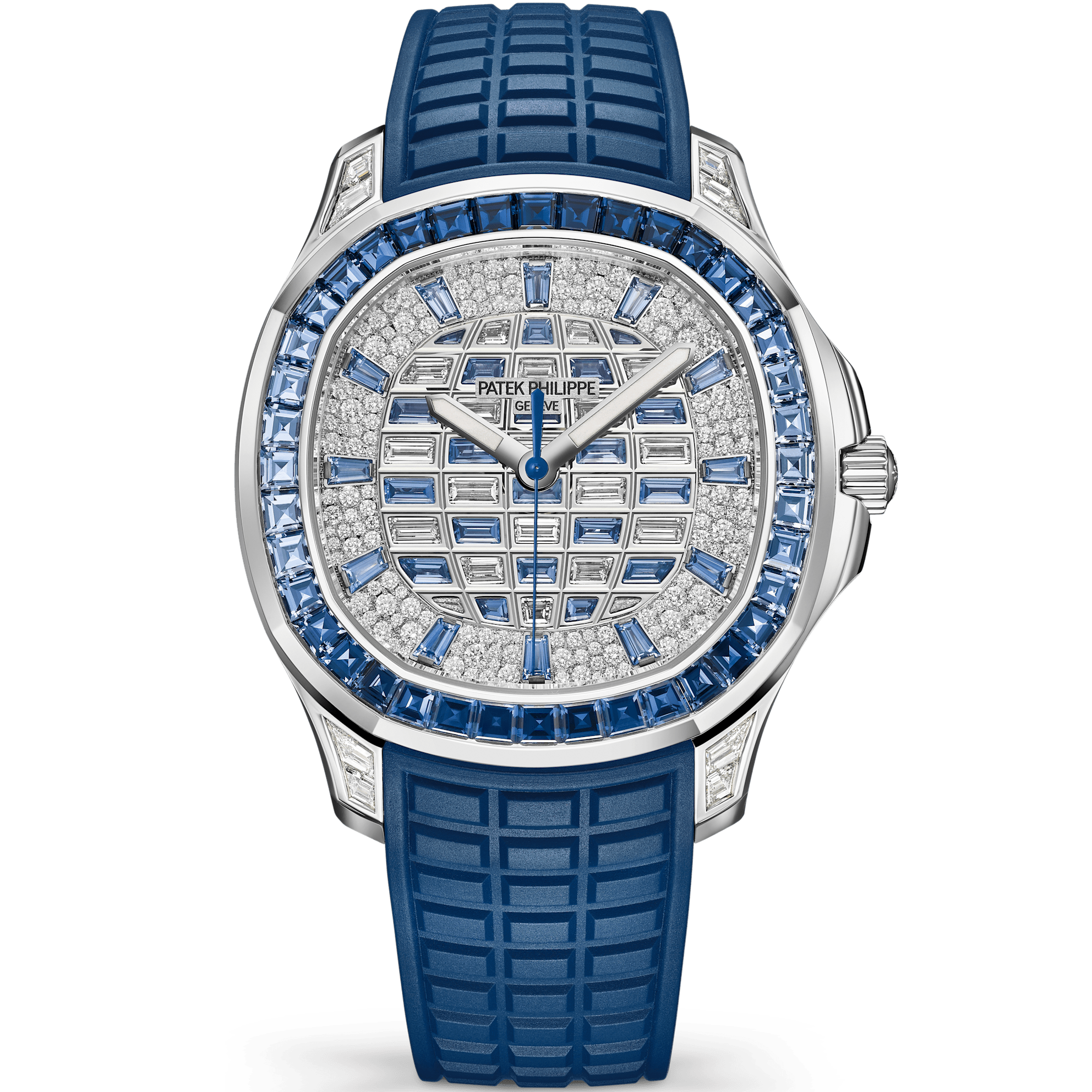 Patek Philippe Aquanaut Luce Diamond Pave White Gold Rubber 39mm