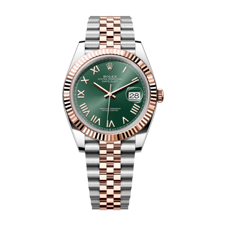 Rolex Datejust 41 Green Two-Tone 41mm