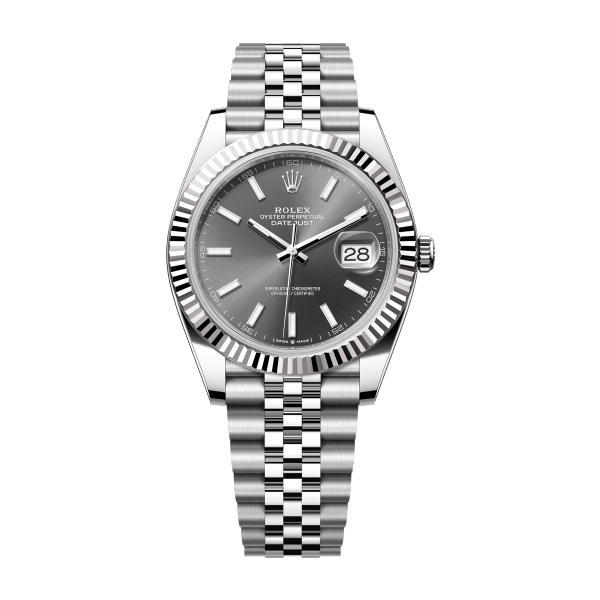 Rolex Datejust 41 Dark Grey Steel & White Gold 41mm