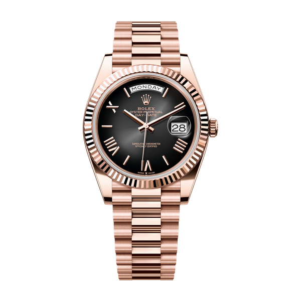 Rolex Day-Date 40 Dark Grey Rose Gold 40mm