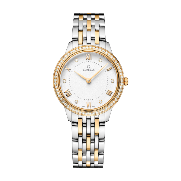 Omega De Ville Prestige Silver Two-Tone 30mm
