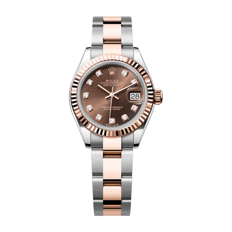 Rolex Lady-Datejust Chocolate Two-Tone 28mm