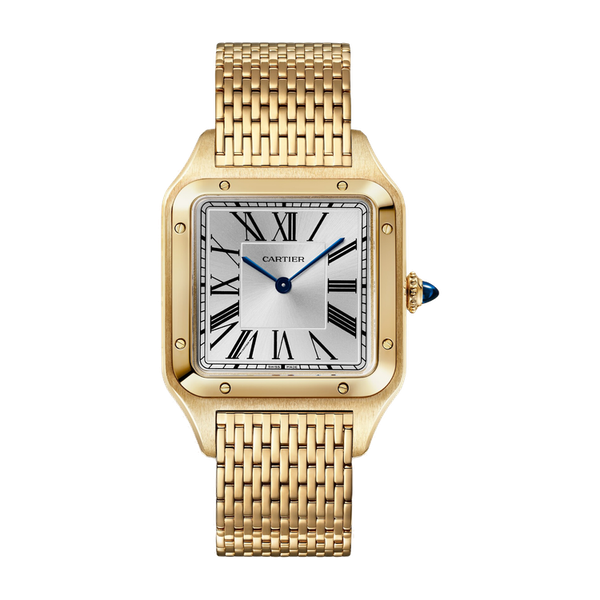 Cartier Santos-Dumont Large Silver Yellow Gold 31.4mm