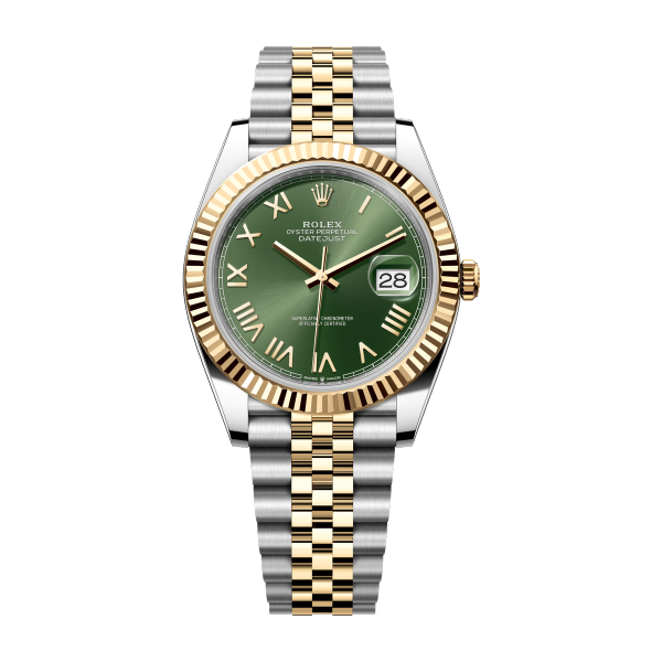 Rolex Datejust 41 Green Two-Tone 41mm