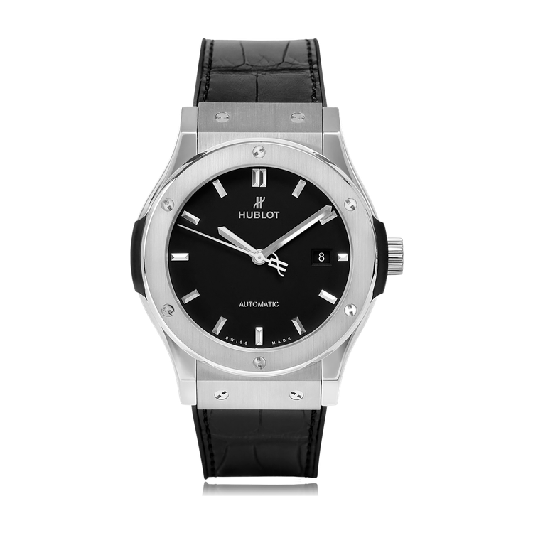 Hublot Classic Fusion Black Titanium Leather 42mm