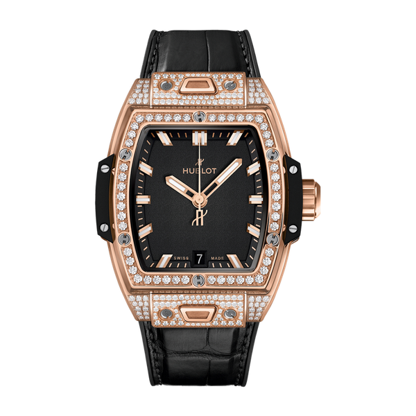 Hublot Spirit of Big Bang Black King Gold Alligator Leather 39mm