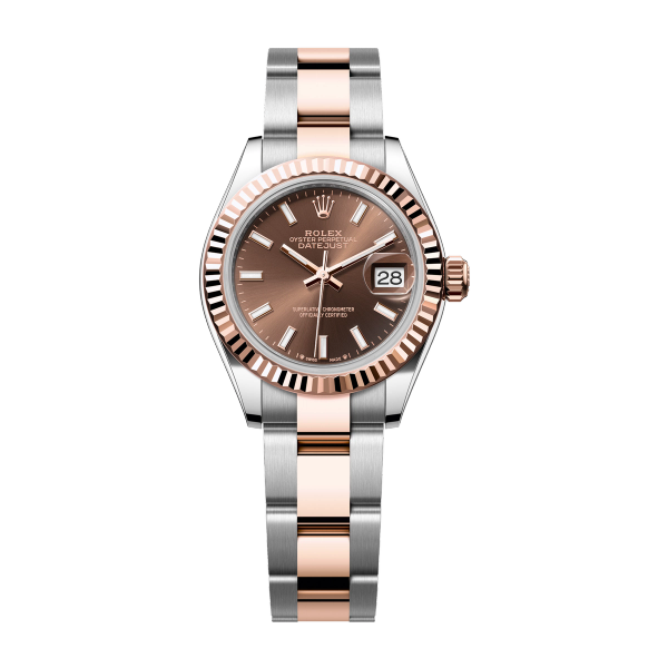 Rolex Lady-Datejust Chocolate Two-Tone 28mm