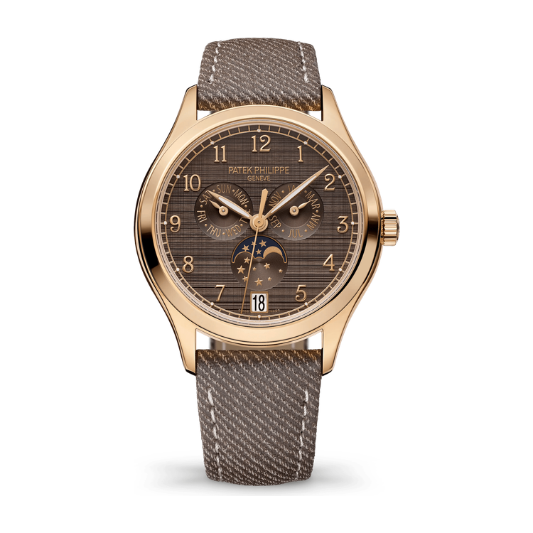 Patek Philippe Complications Brown Rose Gold Leather 38mm