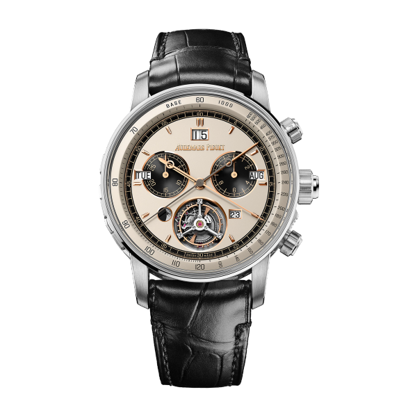 Audemars Piguet Code 11.59 Ultra-Complication Universelle Cream White Gold Alligator Leather 42mm
