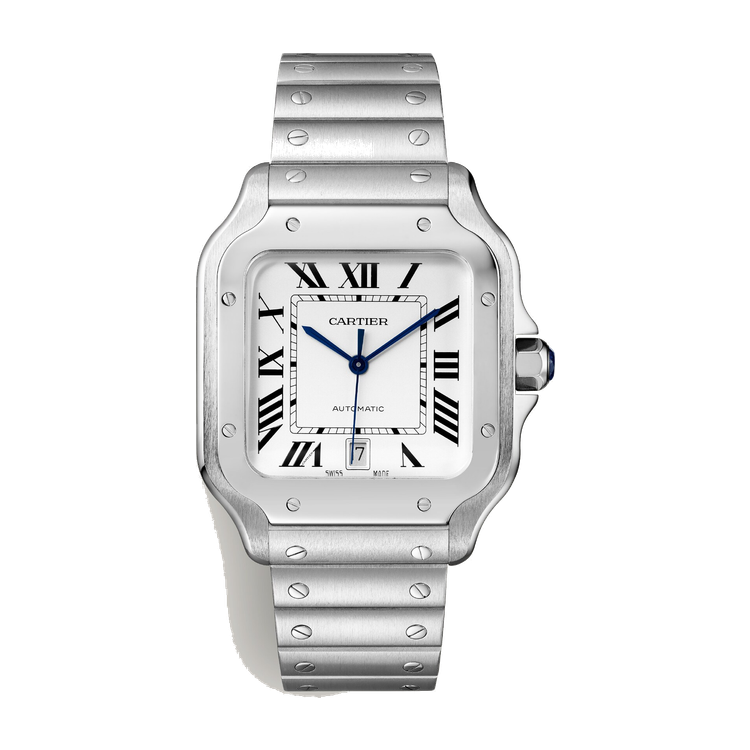 Cartier Santos de Cartier Large Silver Steel 39.8mm