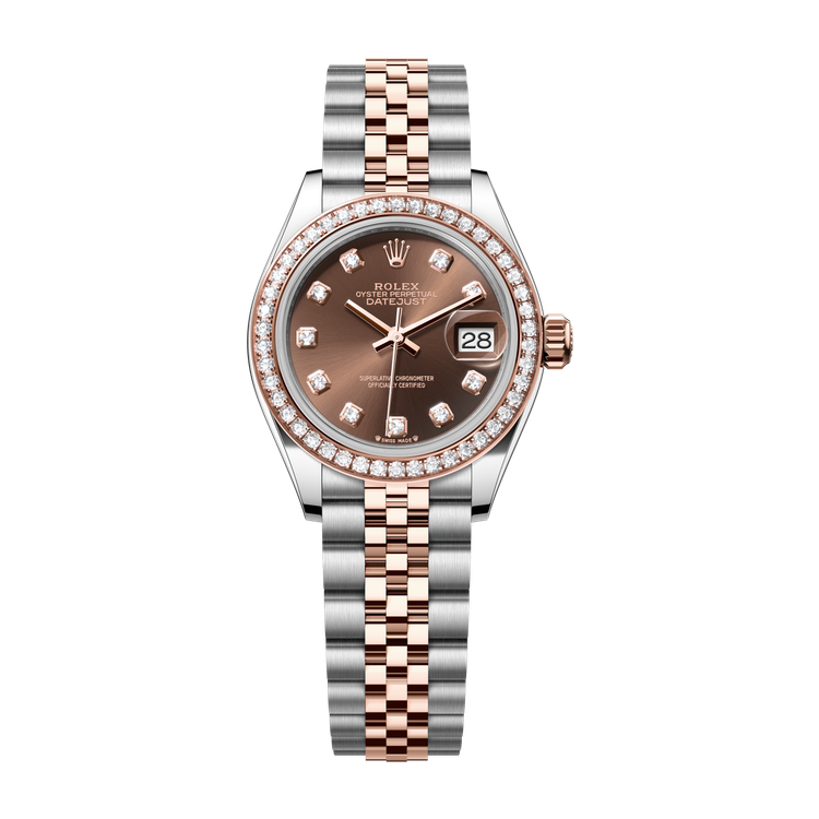 Rolex Lady-Datejust Chocolate Two-Tone 28mm