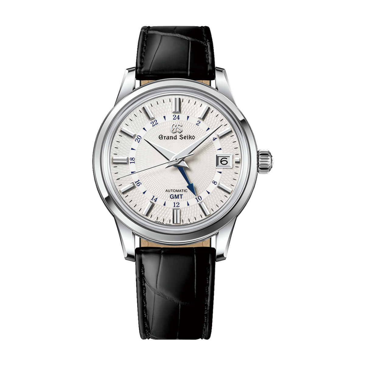 Grand Seiko "Snowdrop" Elegance Contemporary Classics White Steel Alligator Leather 39.5mm