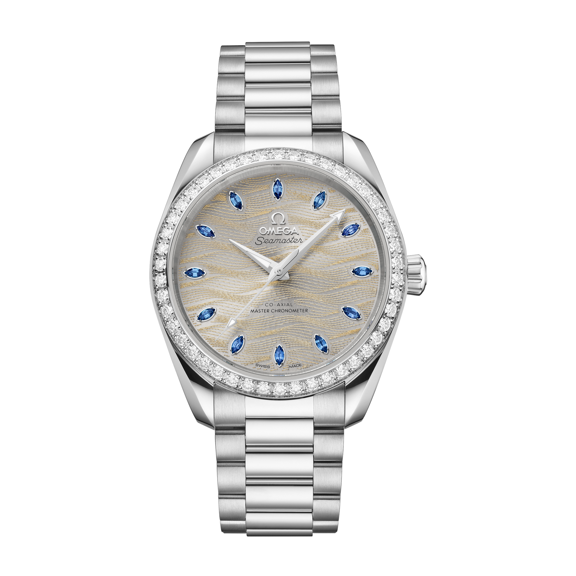 Omega Seamaster Aqua Terra 150M Silver White Gold 38mm