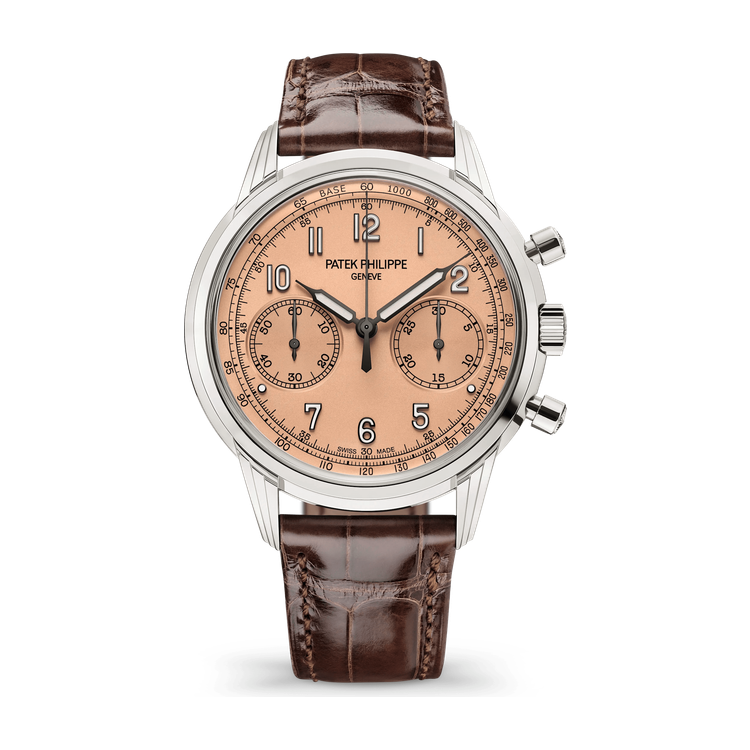 Patek Philippe Complications Rose Gold White Gold Alligator Leather 41mm