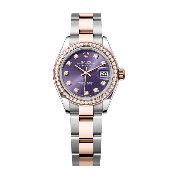 Rolex Lady-Datejust Purple Two-Tone 28mm