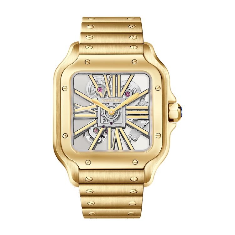 Cartier Santos de Cartier Large Skeleton Yellow Gold 39.7mm