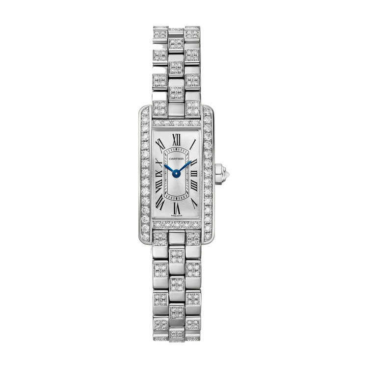 Cartier Tank Américaine Silver White Gold 15.2mm