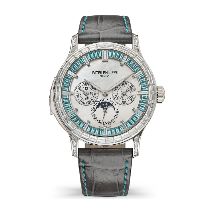 Patek Philippe Grand Complications White Platinum Leather 42mm