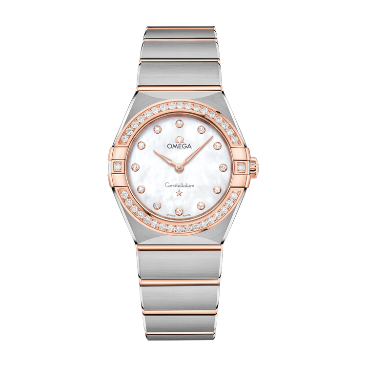 Omega Constellation White Two-Tone 28mm