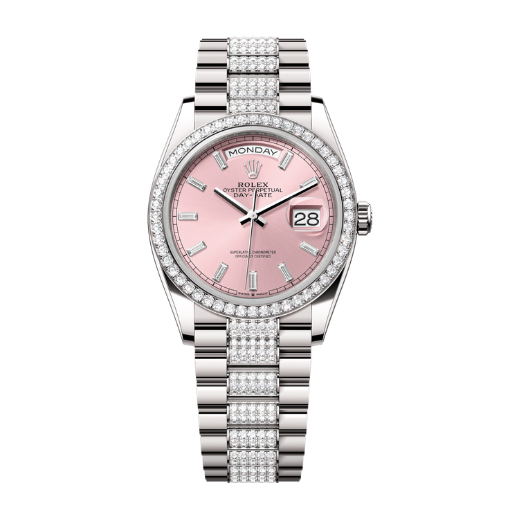 Rolex Day-Date 36 Pink White Gold 36mm