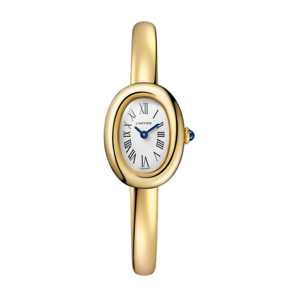 Cartier Baignoire Mini Silver Yellow Gold 18.7mm