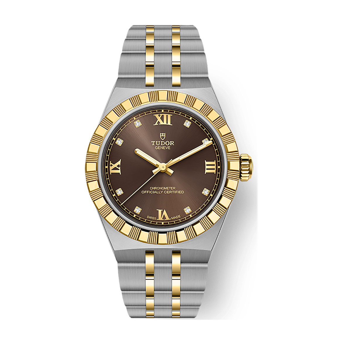 Tudor Royal 30 Brown Two-Tone 30mm