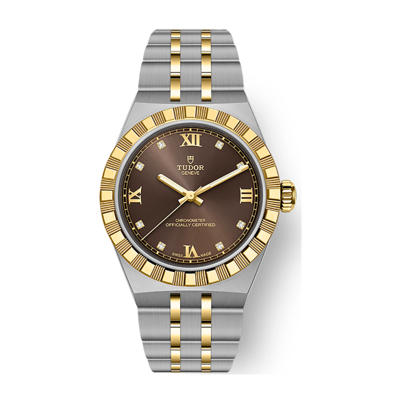 Tudor Royal 30 Brown Two-Tone 30mm