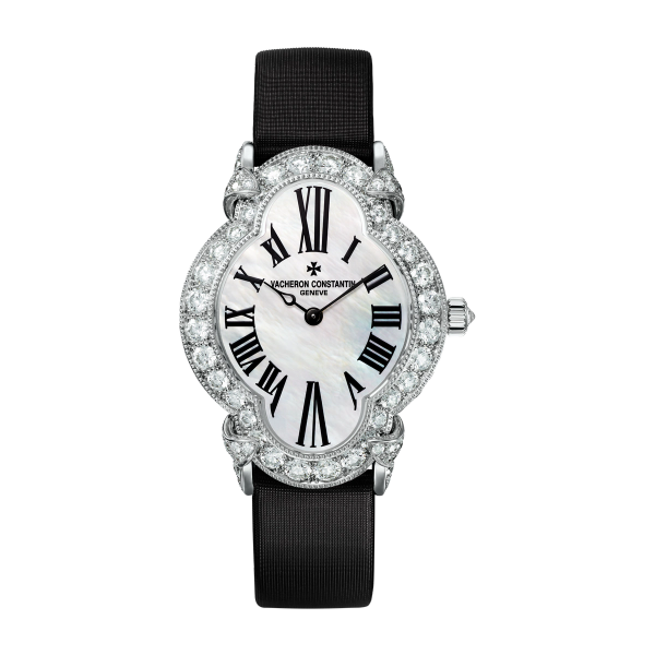 Vacheron Constantin Heures Créatives Heure Romantique Mother of Pearl White Gold Fabric 36.2mm