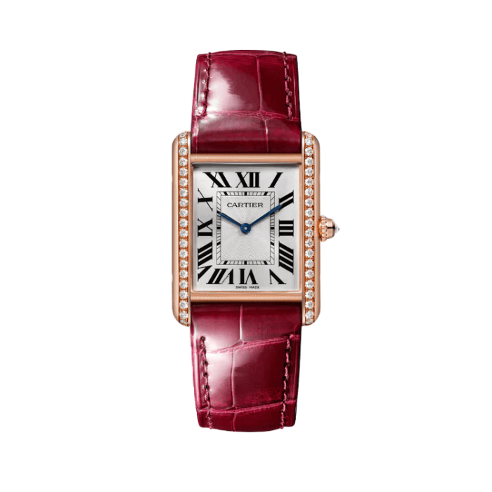 Cartier Tank Louis White Leather 25.5mm