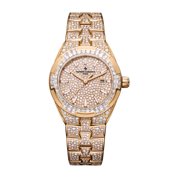 Vacheron Constantin Overseas Self-winding High Jewellery Diamond Pave Rose Gold 35mm