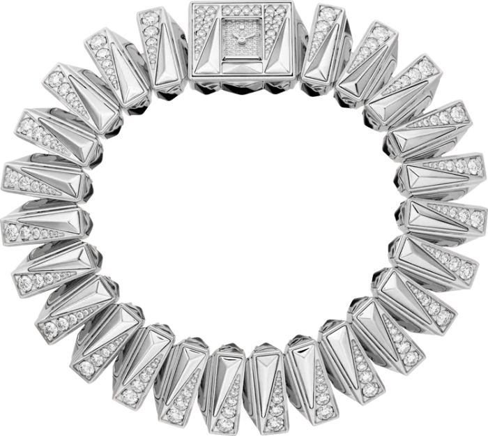 Cartier Libre Diamond Pave White Gold 20.32mm