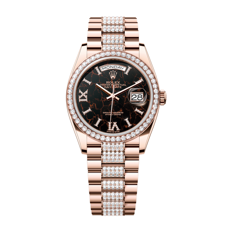 Rolex Day-Date 36 Brown Rose Gold 36mm