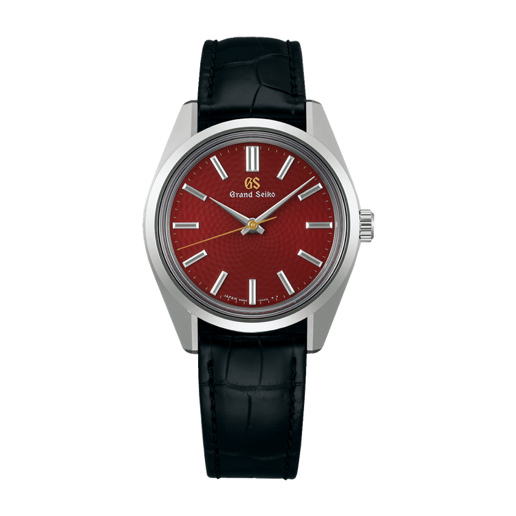 Grand Seiko Heritage 44GS Red Steel Alligator Leather 36.5mm