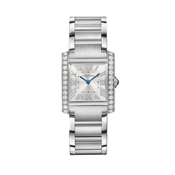 Cartier Tank Française Silver Steel 27mm